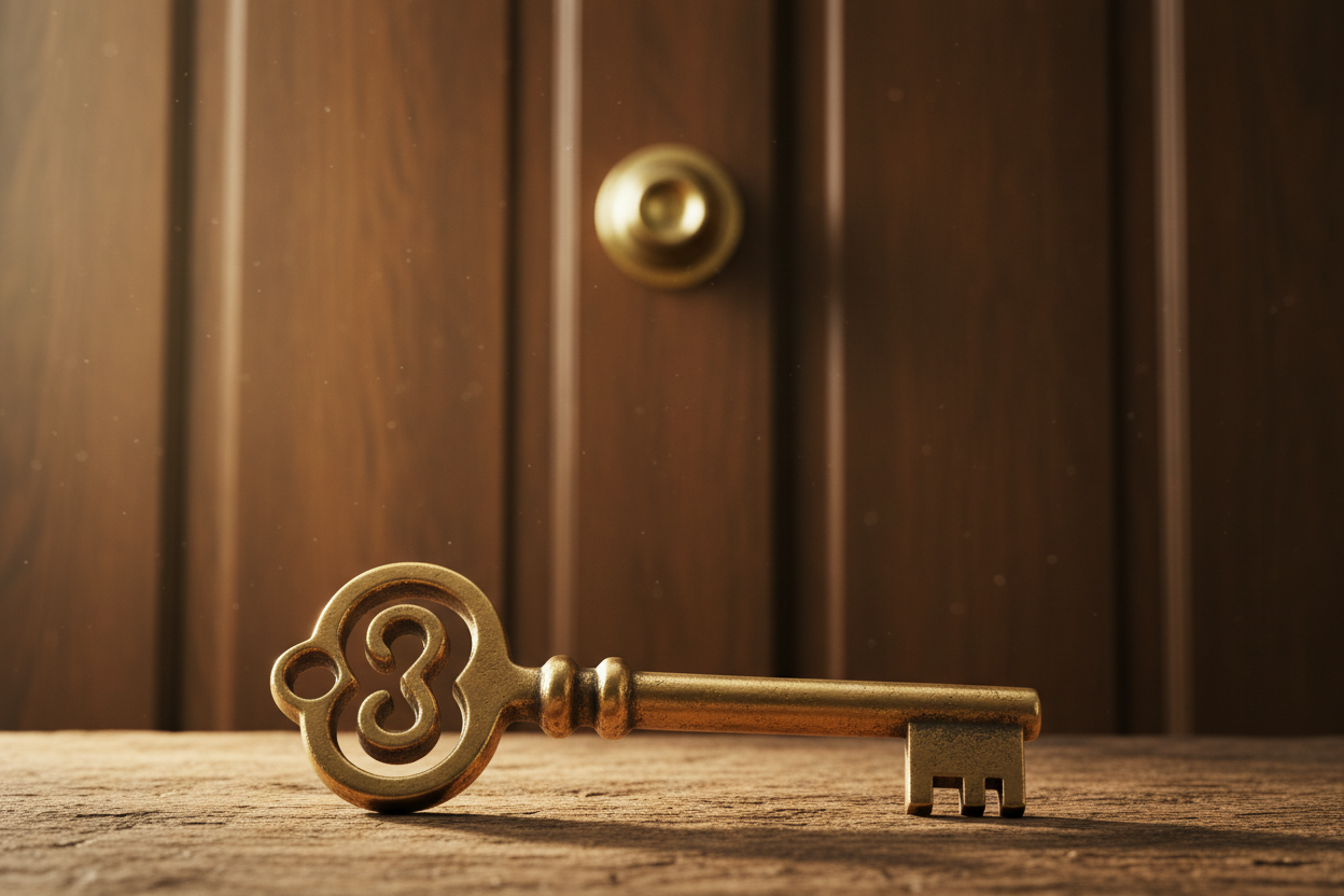 key and door 
